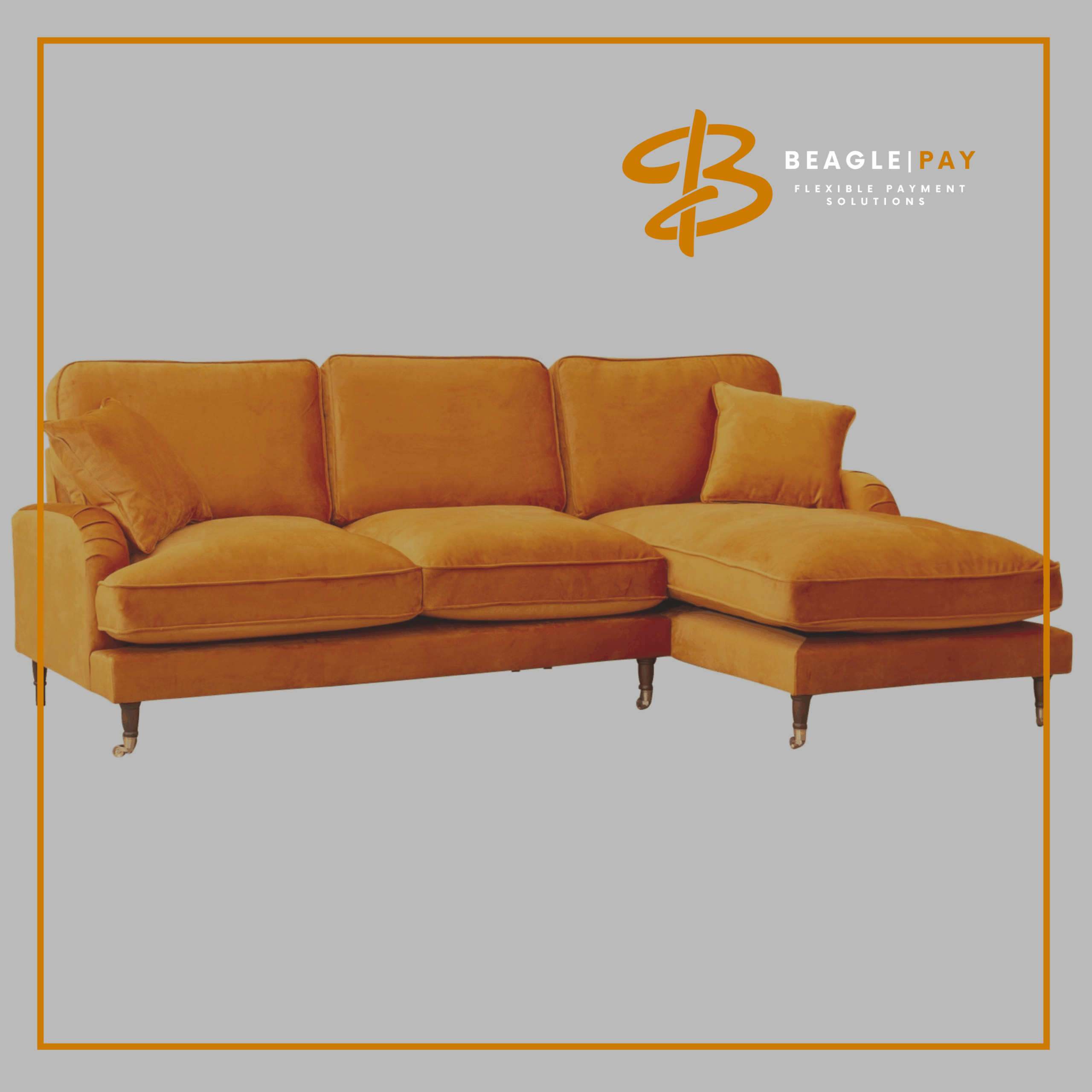 westfield velvet corner sofa | 7 colours