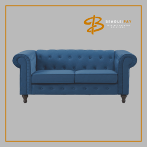 mayfair velvet 2 seat chesterfield sofa