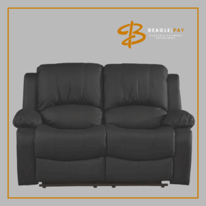 richmond leather 2 seat reclining sofa